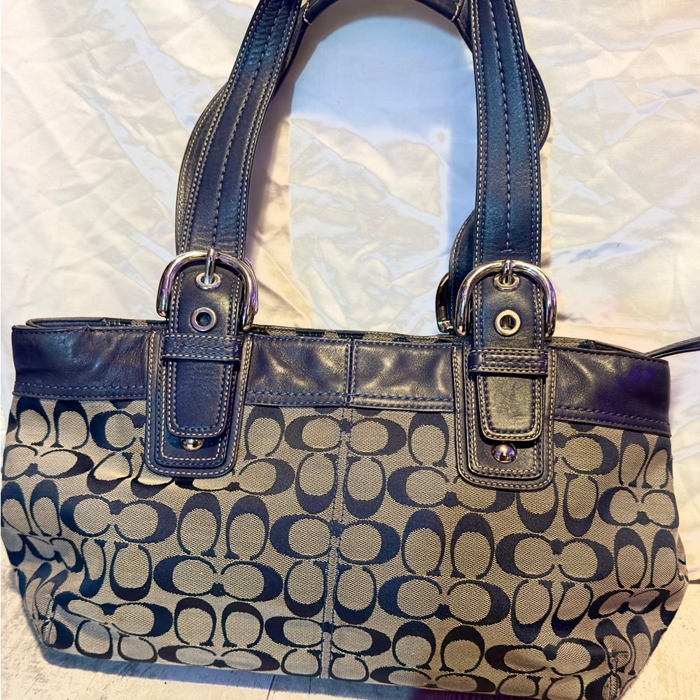 Coach Pleated Signature Soho Bag - Picture 2 of 15